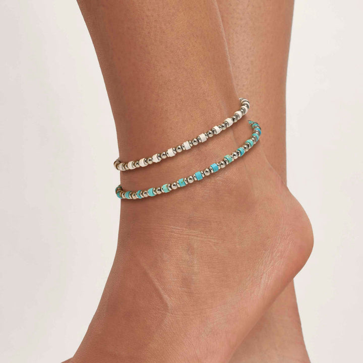 Nomination InstinctStyle Stainless Steel Turquoise Sea Edition Ankle Bracelet image 1