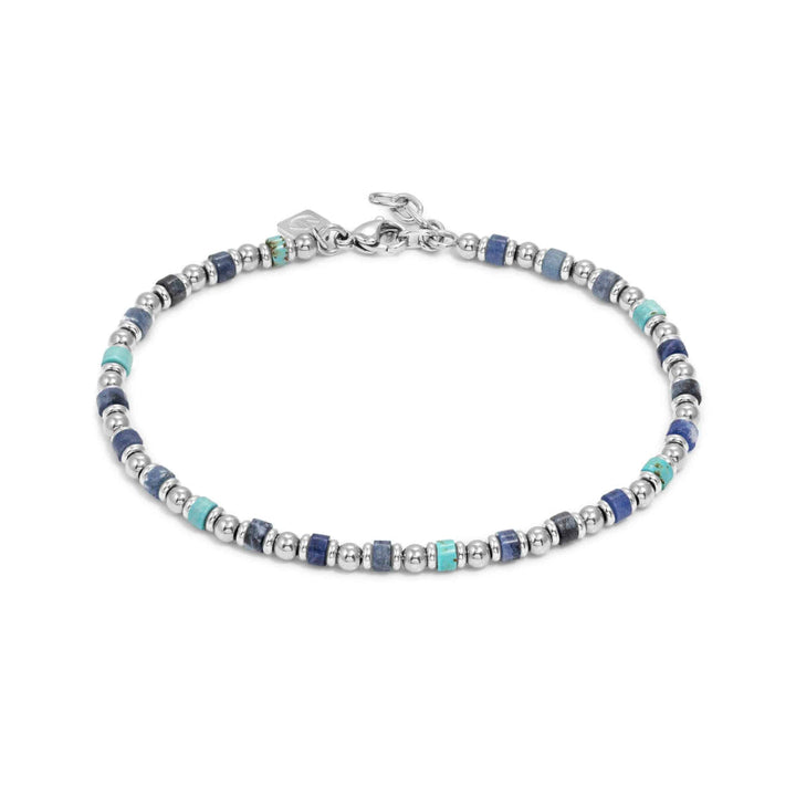 Nomination InstinctStyle Stainless Steel Turquoise & Sodalite Sea Edition Ankle Bracelet image