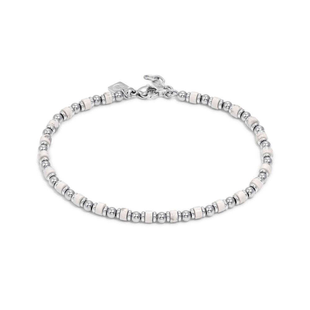 Nomination InstinctStyle Stainless Steel White Turquoise Sea Edition Ankle Bracelet image