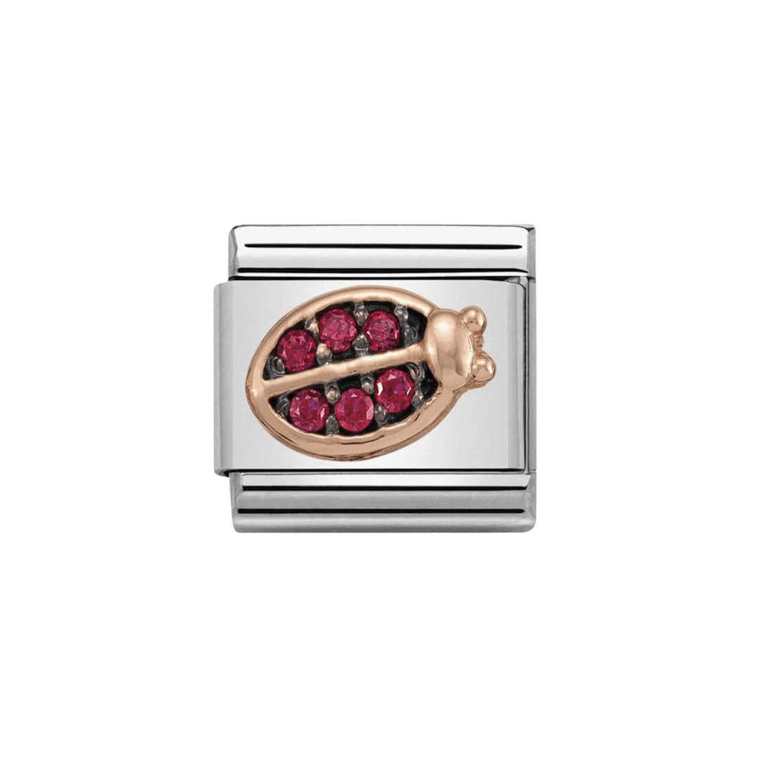 Nomination Ladybug with Zirconia Charm - MococoNomination430311/038033497412539Charms and Links