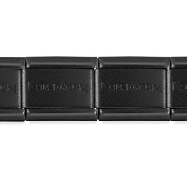 Nomination Single Matt Black Starter Bracelet Links