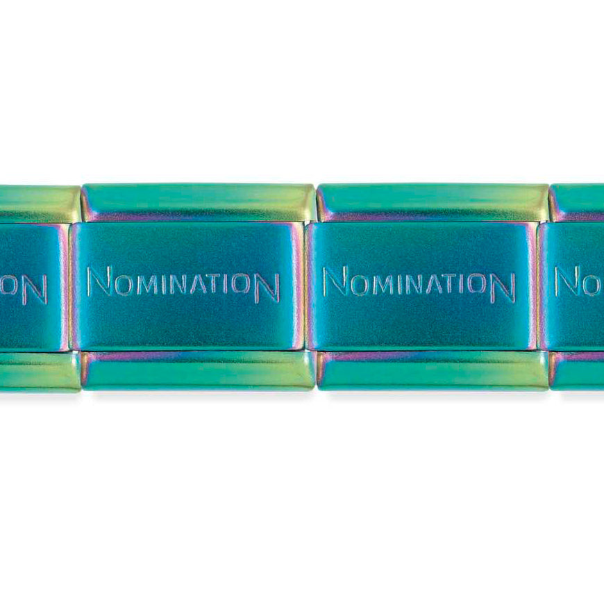 Nomination Single Matt Iridescent Starter Bracelet Links