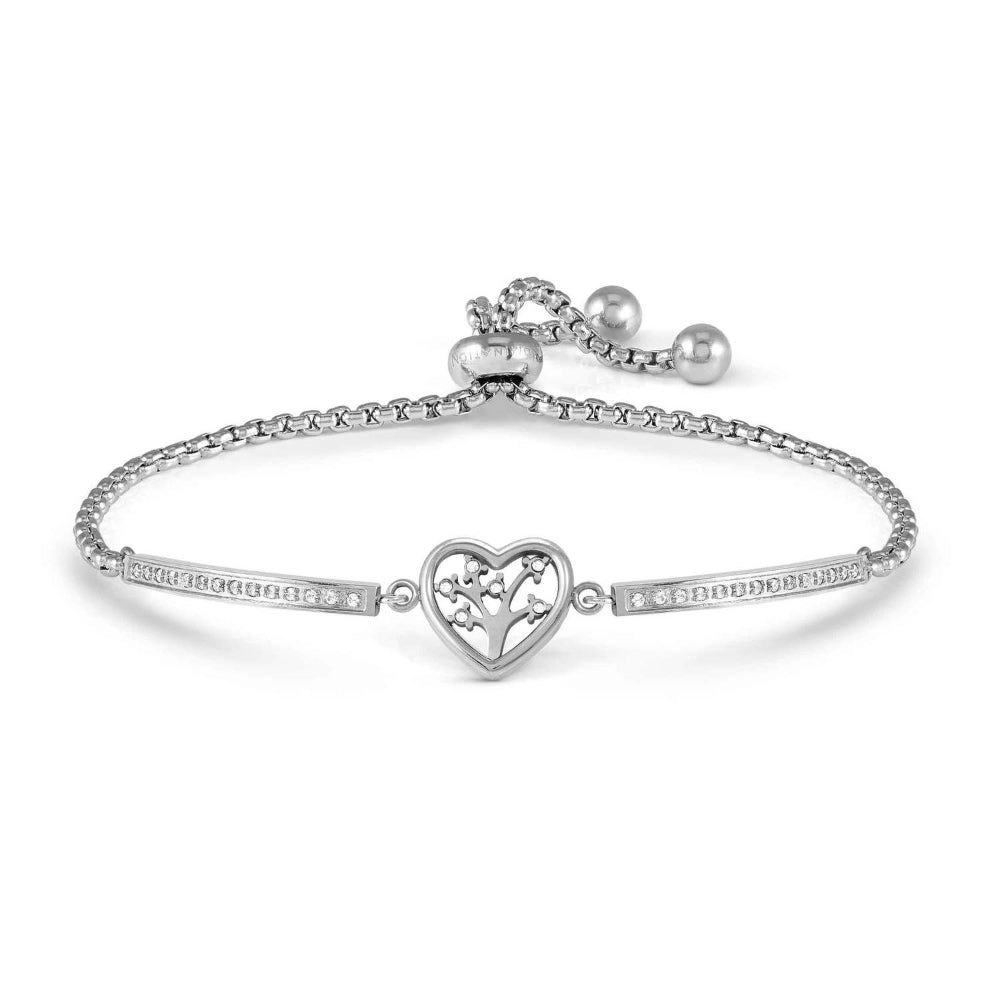 Nomination Milleluci Ed. Refined In Steel and Cubic Zirconia (017-Tree Life) Bracelet Image