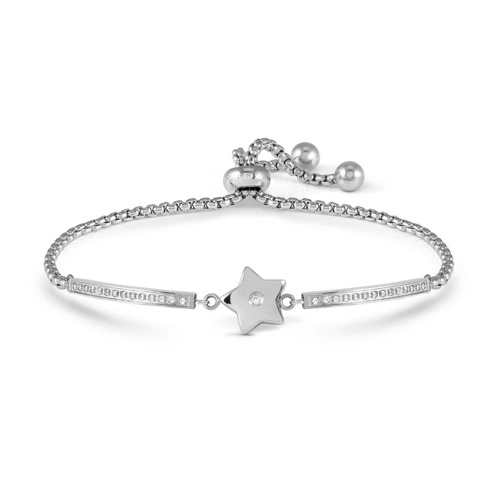 Nomination Milleluci Ed. Refined In Steel and Cubic Zirconia (023-Star) Bracelet Image