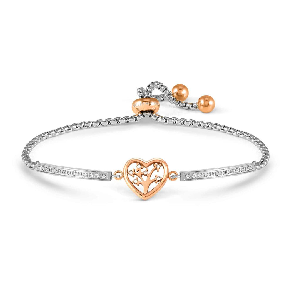 Nomination Milleluci Ed. Refined In Steel and Cubic Zirconia (Rose) (017-Tree Life) Bracelet Image