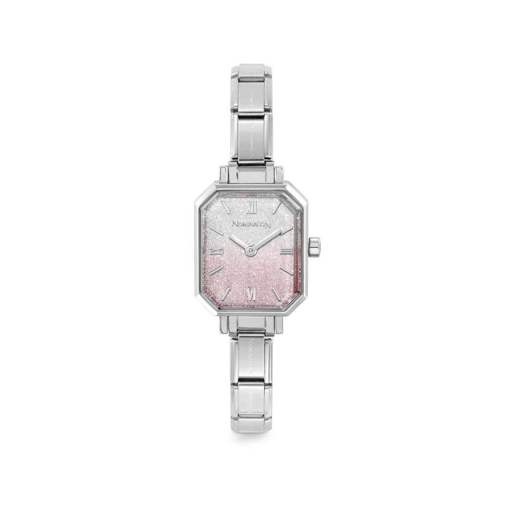 Nomination New Rectangular Steel Strap Paris Watch Image