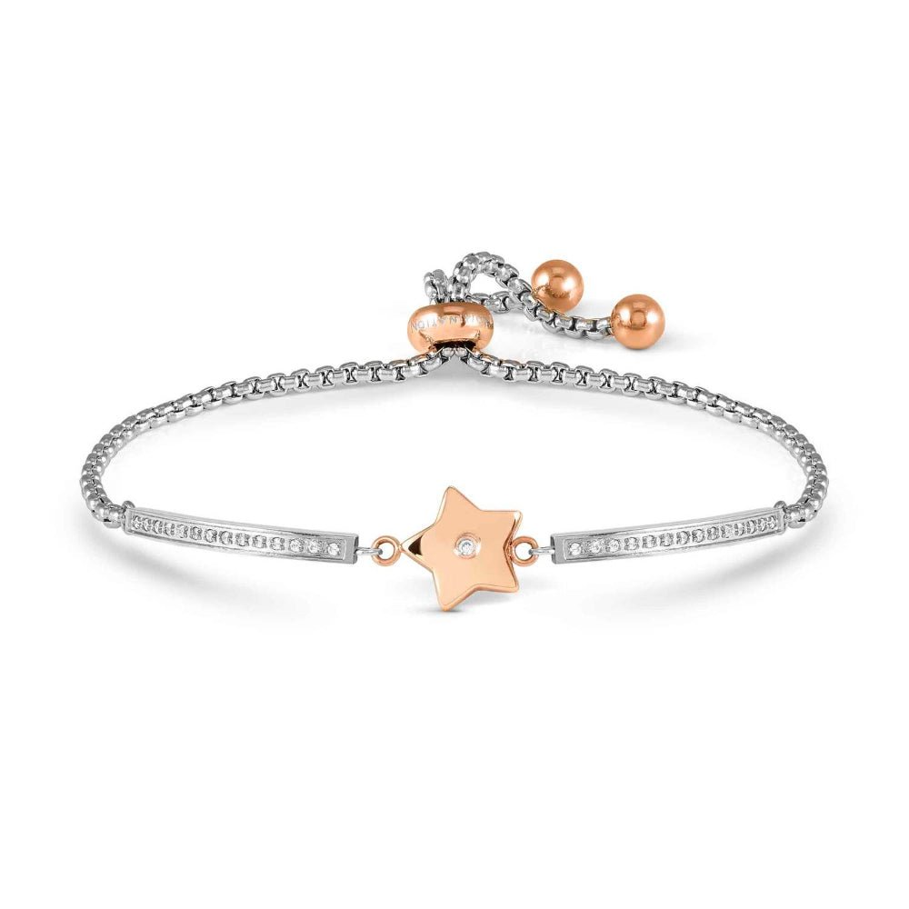 Nomination Rose Gold and Silver Milleluci Star Bracelet - MococoNomination028017/0238033497569585Bracelets