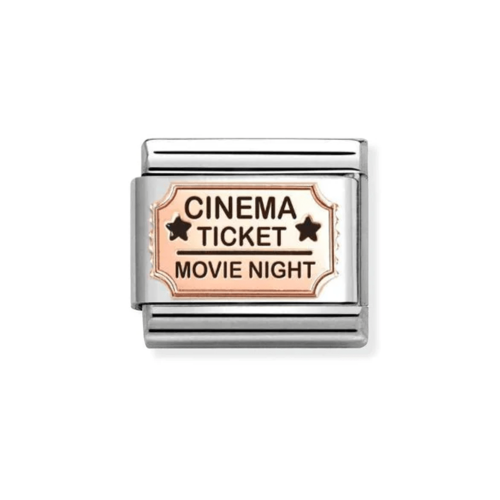 Nomination Rose Gold Cinema Ticket Charm - MococoNomination430201/208033497549471Charms