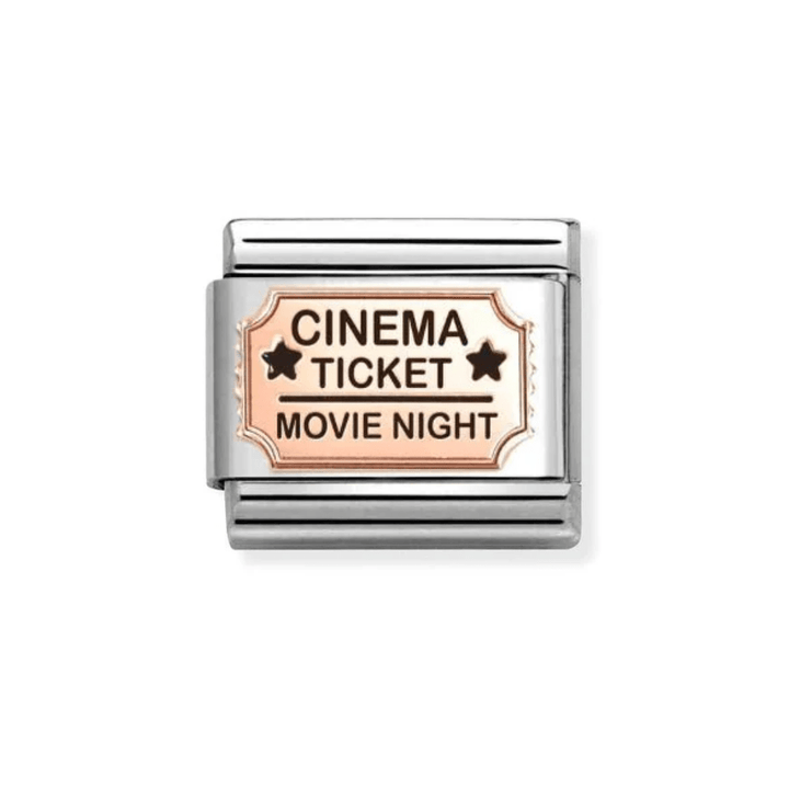 Nomination Rose Gold Cinema Ticket Charm - MococoNomination430201/208033497549471Charms