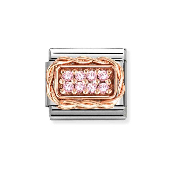 Nomination Rose Gold Classic Cz Pink Pave Charm - MococoNomination430318/068033497537379Charms and Links
