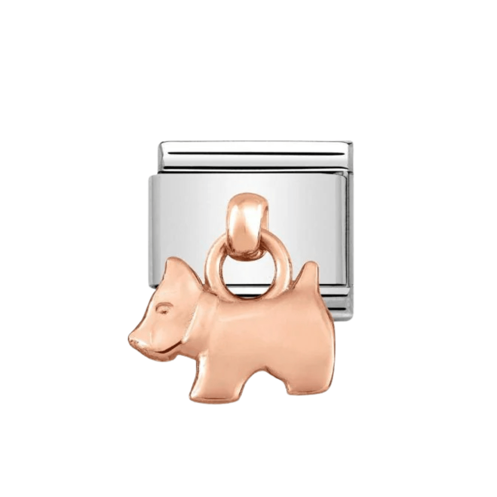 Nomination Rose Gold Classic Stainless with Dog Charm - MococoNomination431800/098033497384744Charms