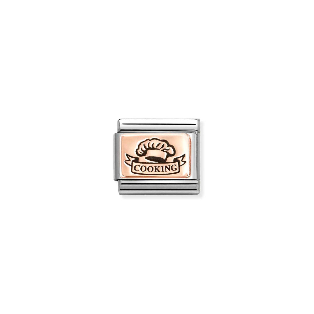Nomination Rose Gold Composable Classic Plates (IC) Steel Cooking Charm Image
