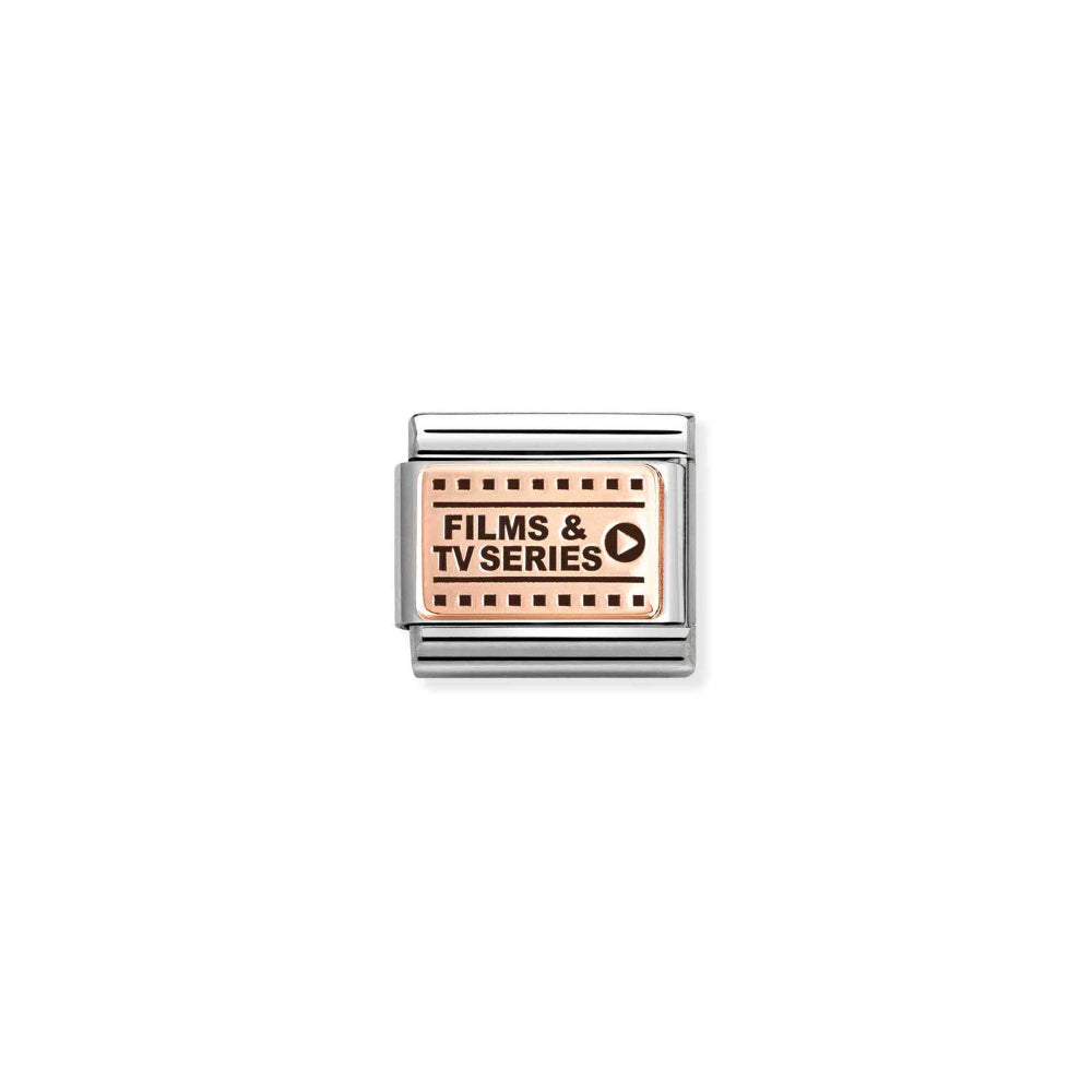 Nomination Rose Gold Composable Classic Plates (IC) Steel Films and TV Series Charm Image