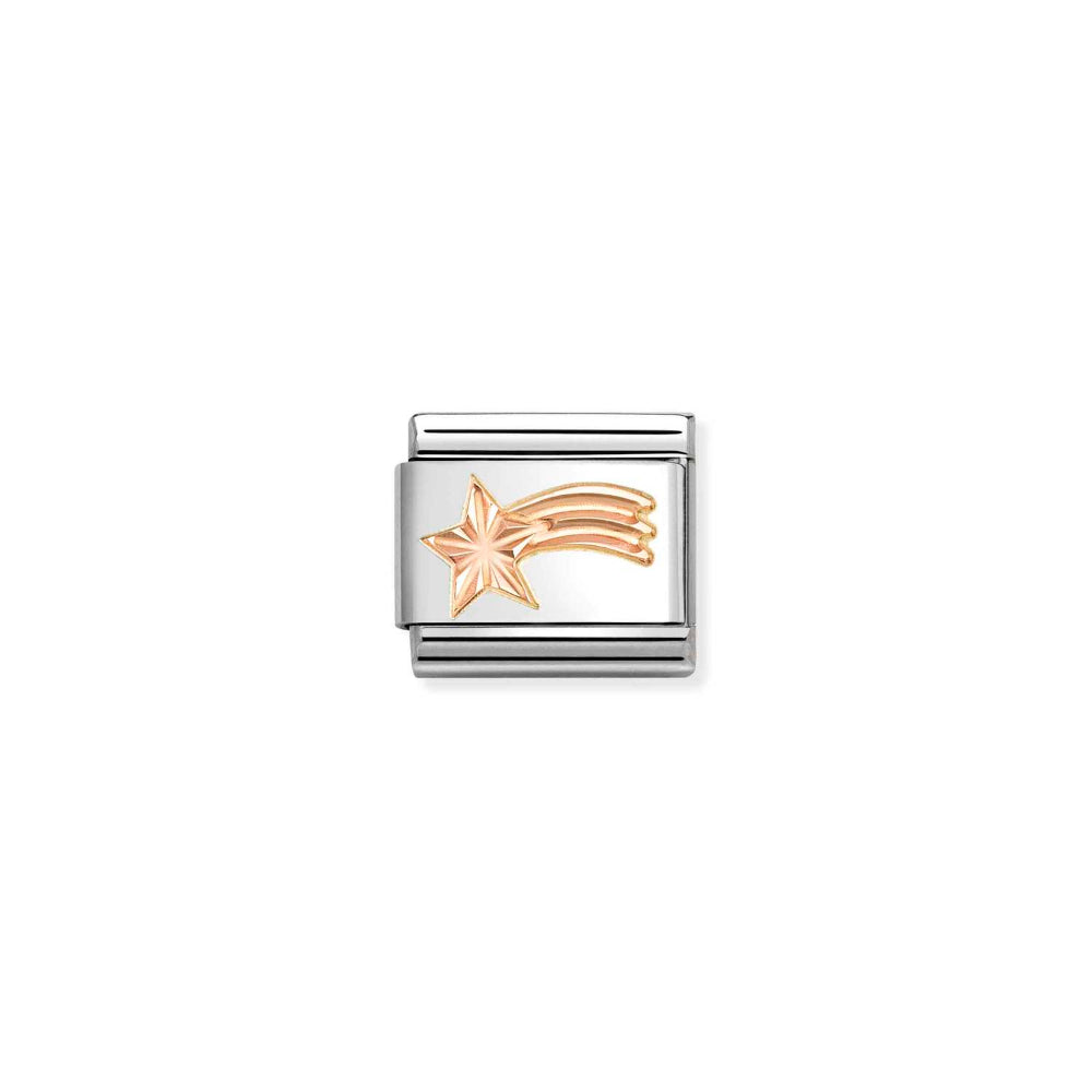Nomination Rose Gold Composable Classic Symbols Steel and Comet Star Charm Image