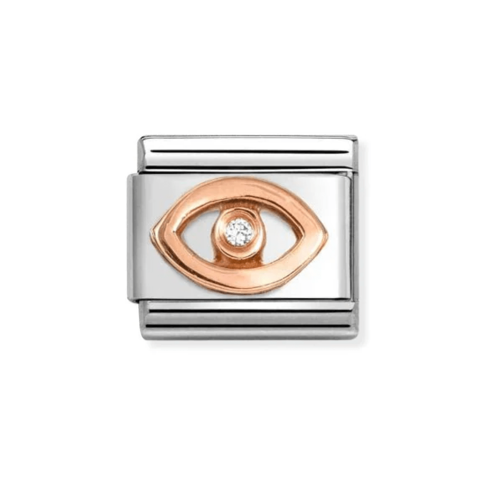Nomination Rose Gold CZ Evil Eye Charm - MococoNomination430305/498033497553287Charms