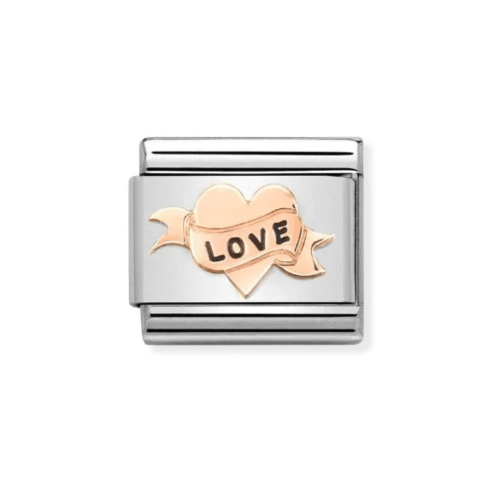 Nomination Rose Gold Heart Love Charm - MococoNomination430202/148033497521989Charms