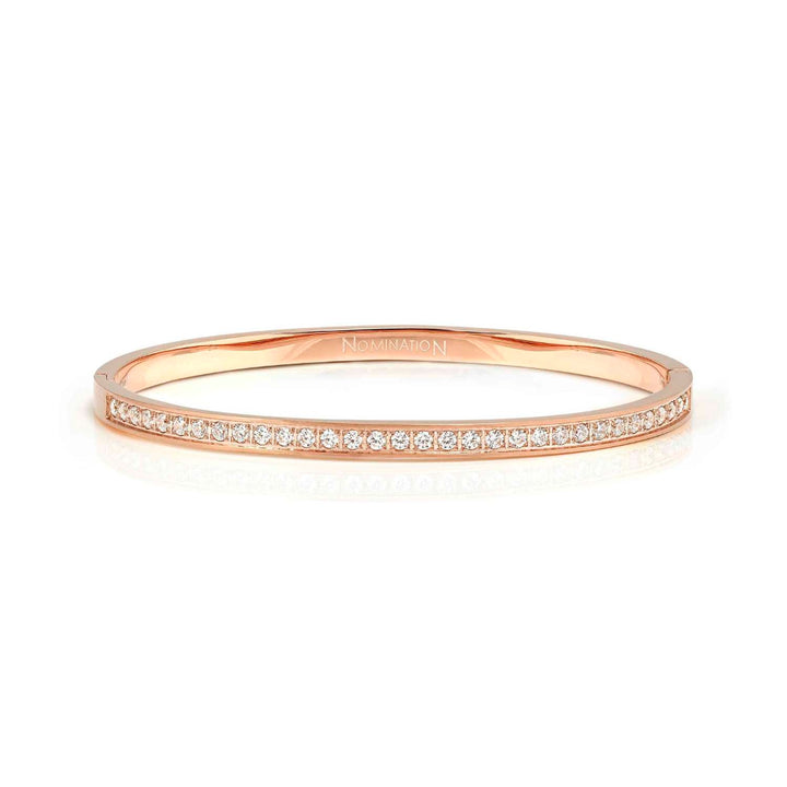 Nomination Rose Gold Pretty Bangles Cubic Zirconia Bracelet Image
