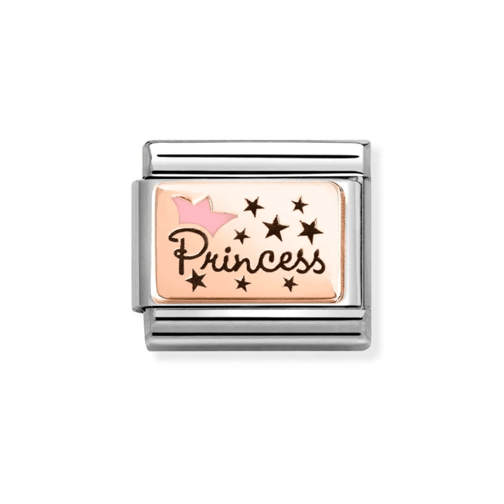 Nomination Rose Gold Starter Bracelet Rose Gold Princess Charm - MococoNominationBracelets