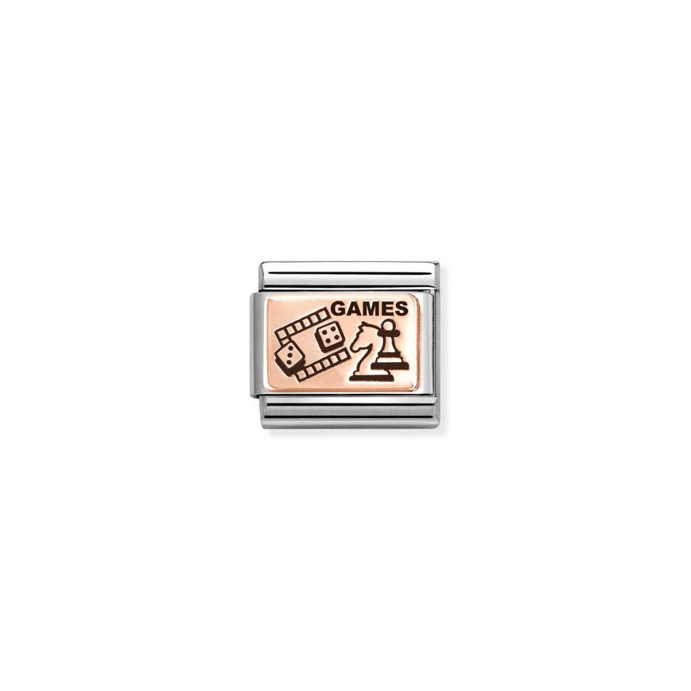 Nomination Rose Gold Table Games Charm - MococoNomination430111/228033497549402Charms