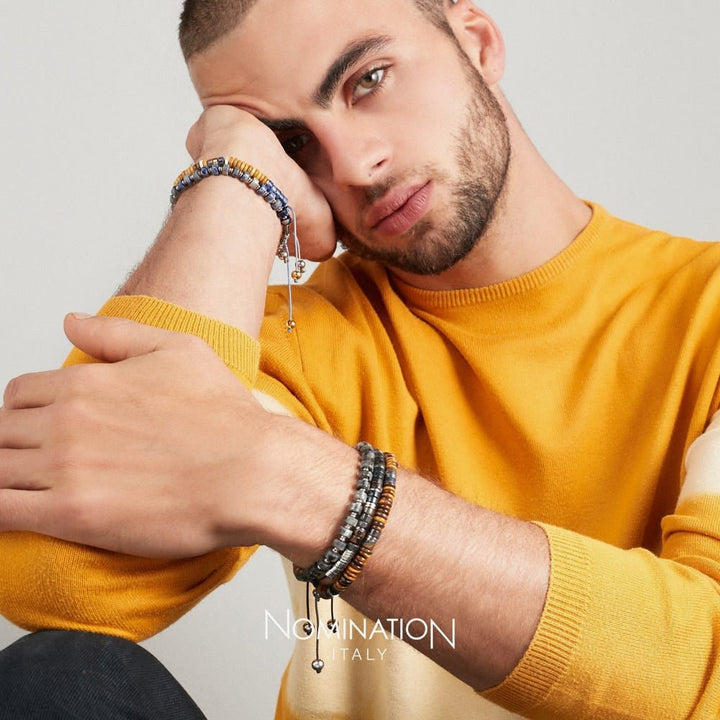 Nomination Sand Instinctstyle with Stones Jasper Mens Bracelet - MococoNomination027924/0828033497530974Bracelets