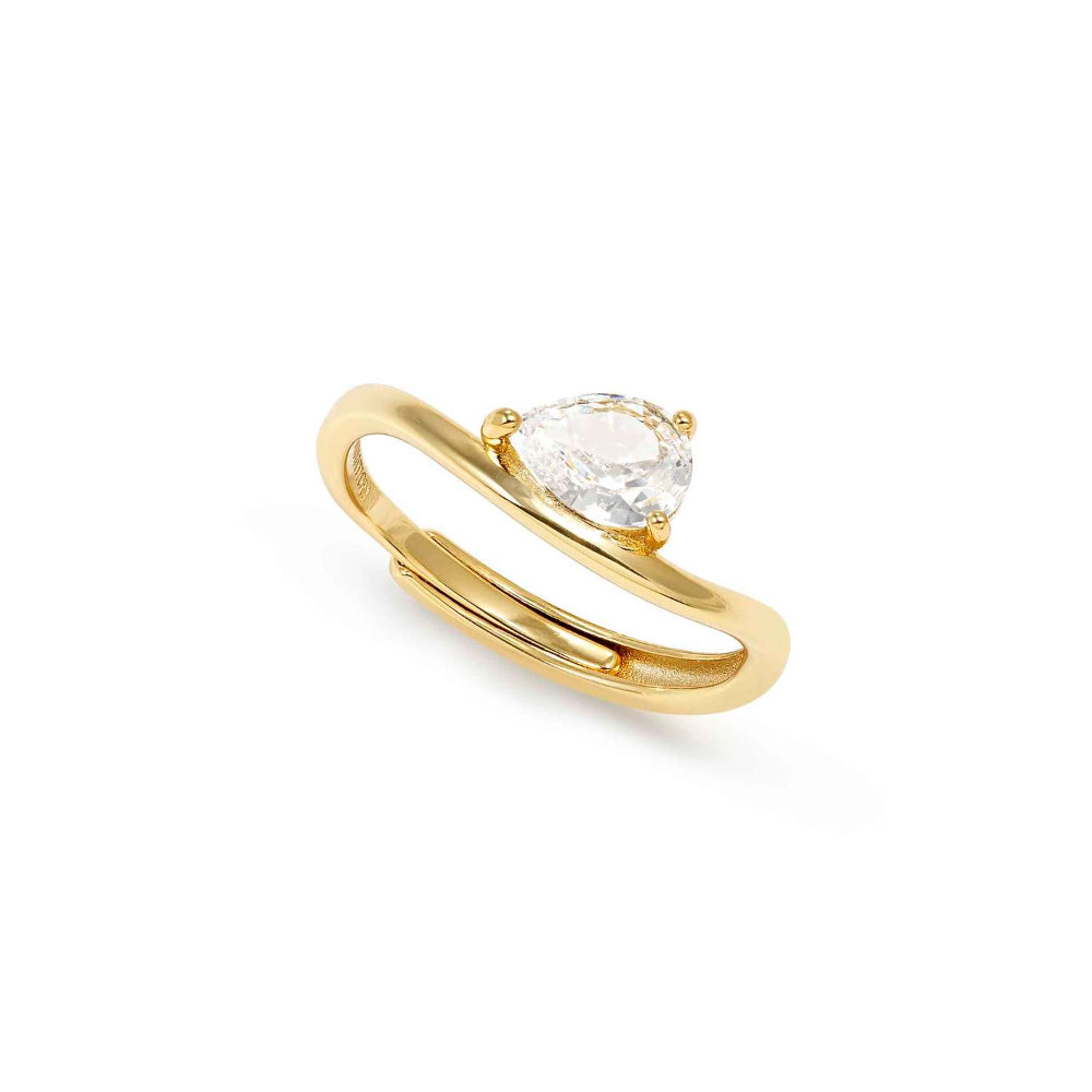 Nomination Silevr Anello My Rebel Gold Cubic Zirconia Ring Image