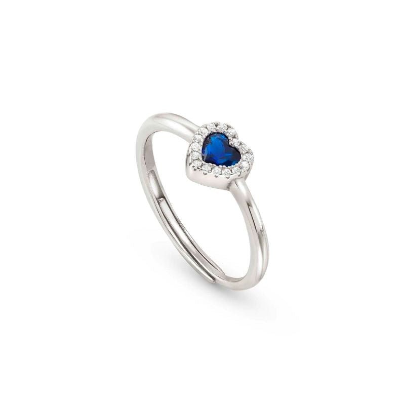 Nomination Silver All My Love Blue Heart Adjustable Ring - MococoNomination240300/0128033497539816Rings