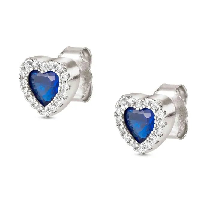 Nomination Silver All My Love Blue Heart Stud Earrings - MococoNomination240304/0128033497539953Earrings
