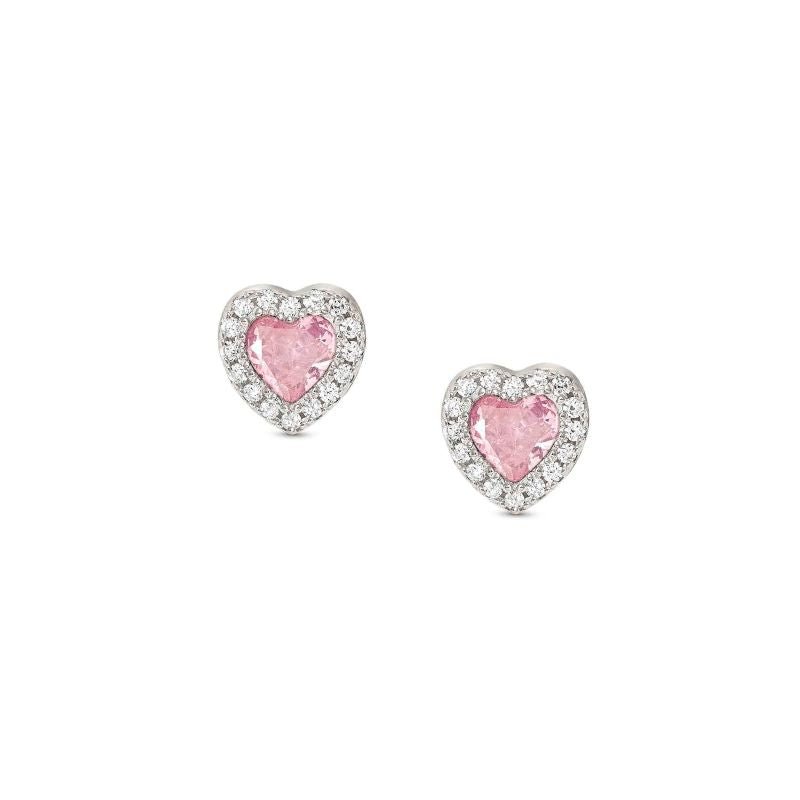 Nomination Silver All My Love Pink Heart Stud Earrings - MococoNomination240304/0028033497539939Earrings