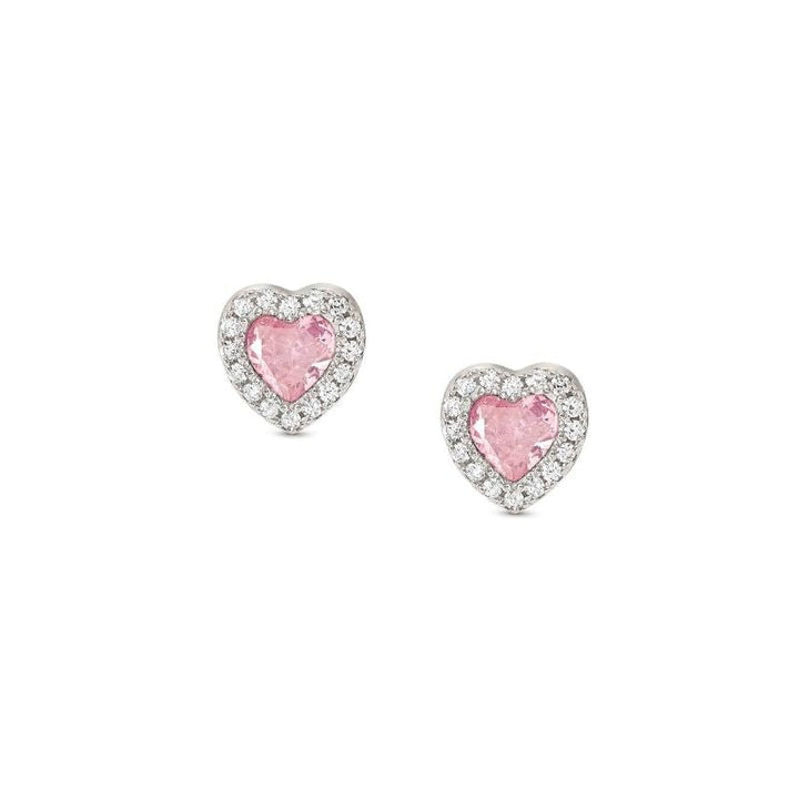 Nomination Silver All My Love Pink Heart Stud Earrings - MococoNomination240304/0028033497539939Earrings
