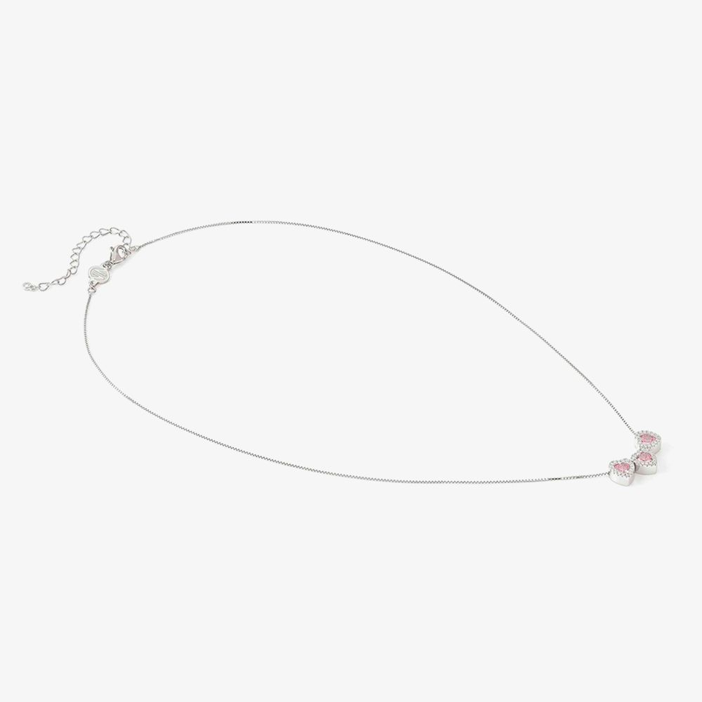 Nomination Silver All my Love Pink Triple Heart Necklace - MococoNomination240303/0028033497539908Necklaces