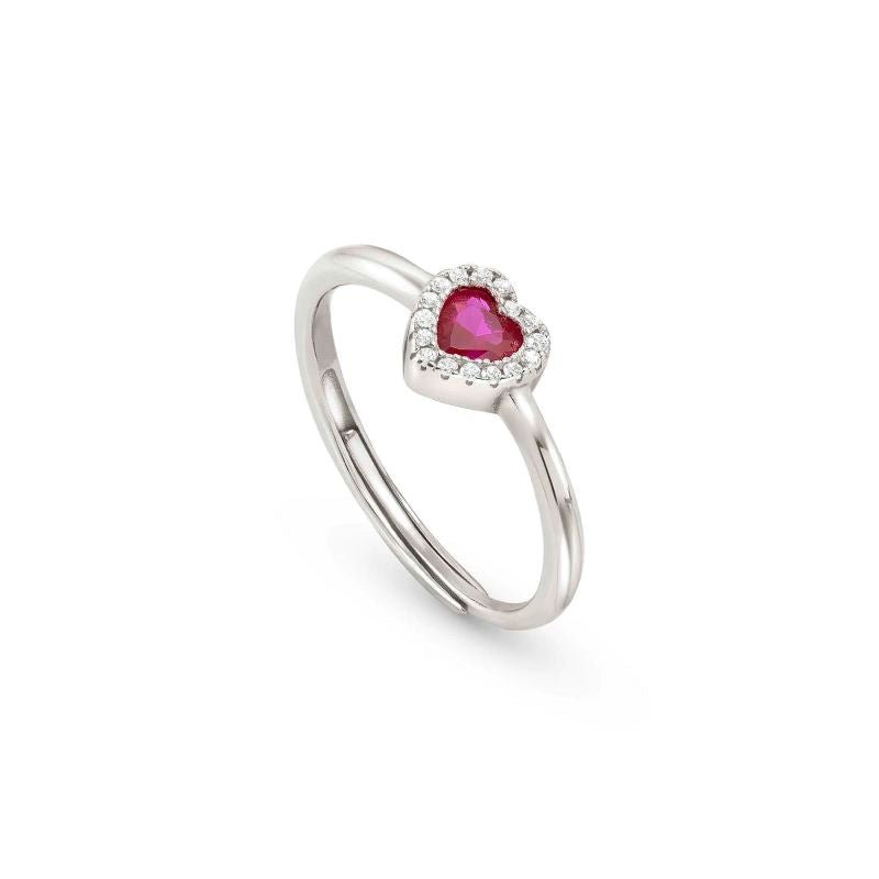 Nomination Silver All My Love Red Heart Adjustable Ring - MococoNomination240300/0068033497539809Rings