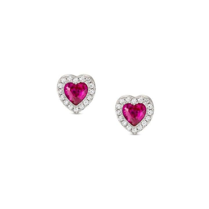 Nomination Silver All My Love Red Heart Stud Earrings - MococoNomination240304/0068033497539946Earrings