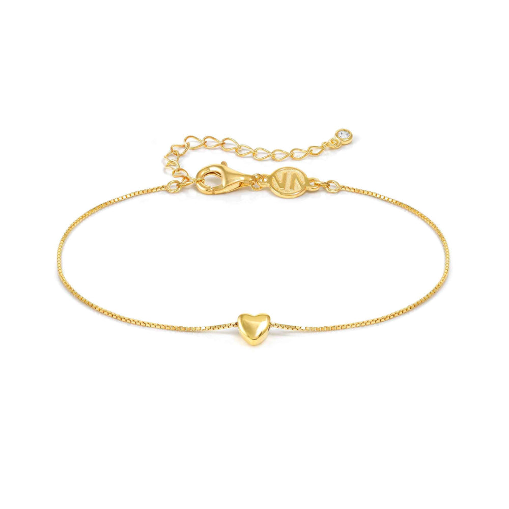 Nomination Silver and Gold Armonica Cubic Zirconia Heart Bracelet Image 1