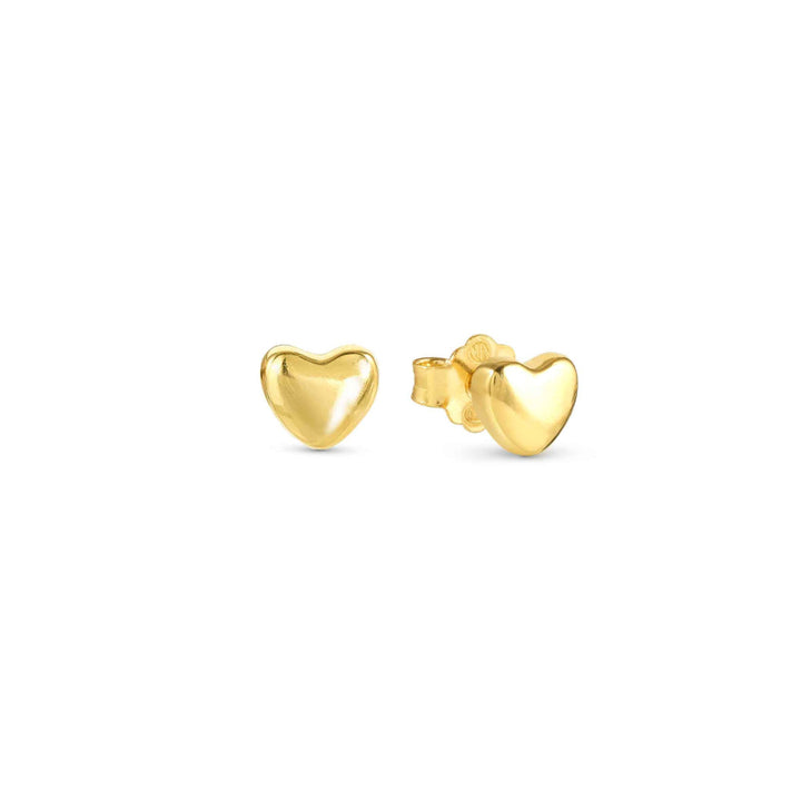 Nomination Silver and Gold Armonica Heart Earrings Image 1