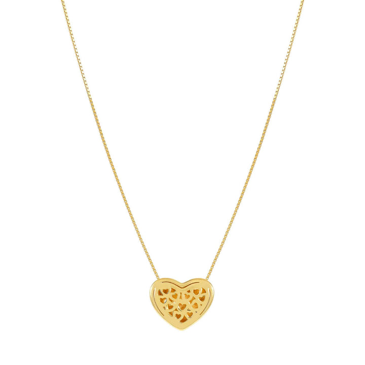 Nomination Silver and Gold Armonica Large Cubic Zirconia Heart Necklace Image 6