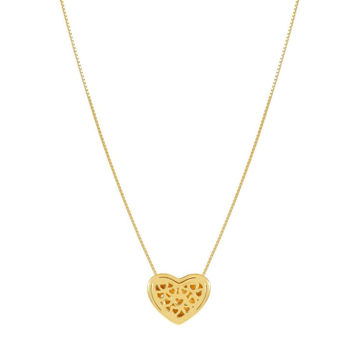Nomination Silver and Gold Armonica Large Cubic Zirconia Heart Necklace - MococoNomination241306/0068033497555557Necklaces