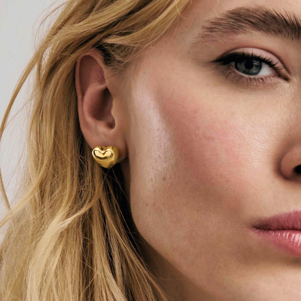 Nomination Silver and Gold Armonica (Large) Heart Earrings - MococoNomination241308/0068033497555632Earrings