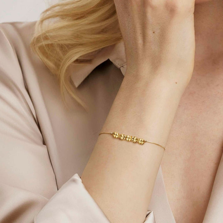 Nomination Silver and Gold Armonica Rich and Cubic Zirconia Four Leaf Clover Bracelet - MococoNomination241303/0038033497555373Bracelets