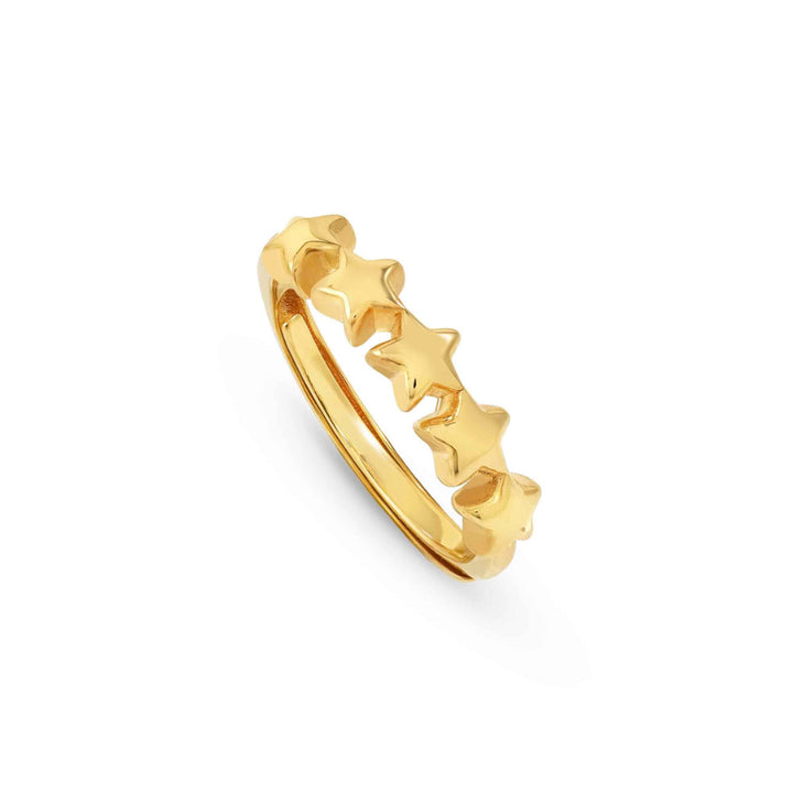 Nomination Silver and Gold Armonica Star Ring Image 1
