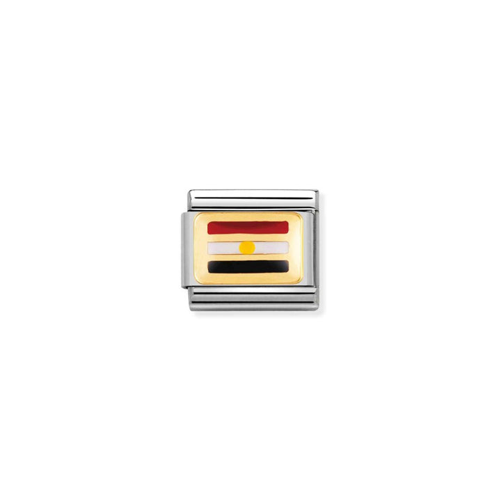 Nomination Silver and Gold Composable African Egypt Flag Charm - MococoNomination030237/178033497066312Charms