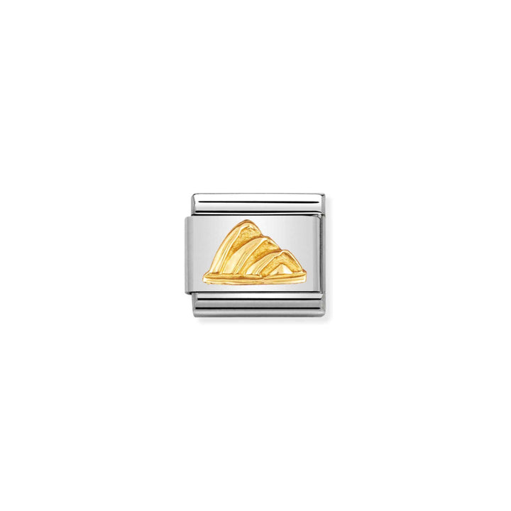 Nomination Silver and Gold Composable Australian Monument Symbol Opera House Charm Link image