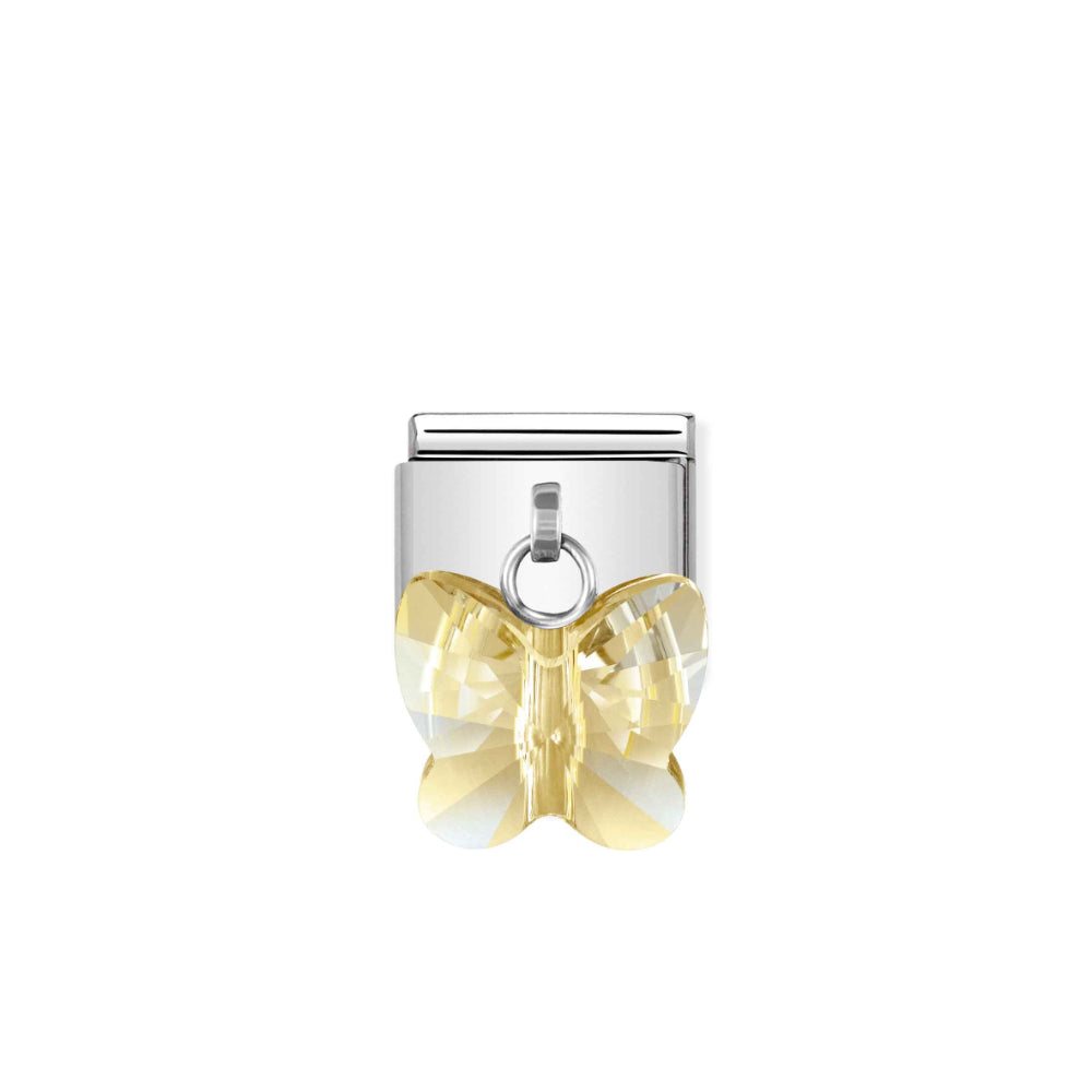 Nomination Silver and Gold Composable Butterfly Charm Link image