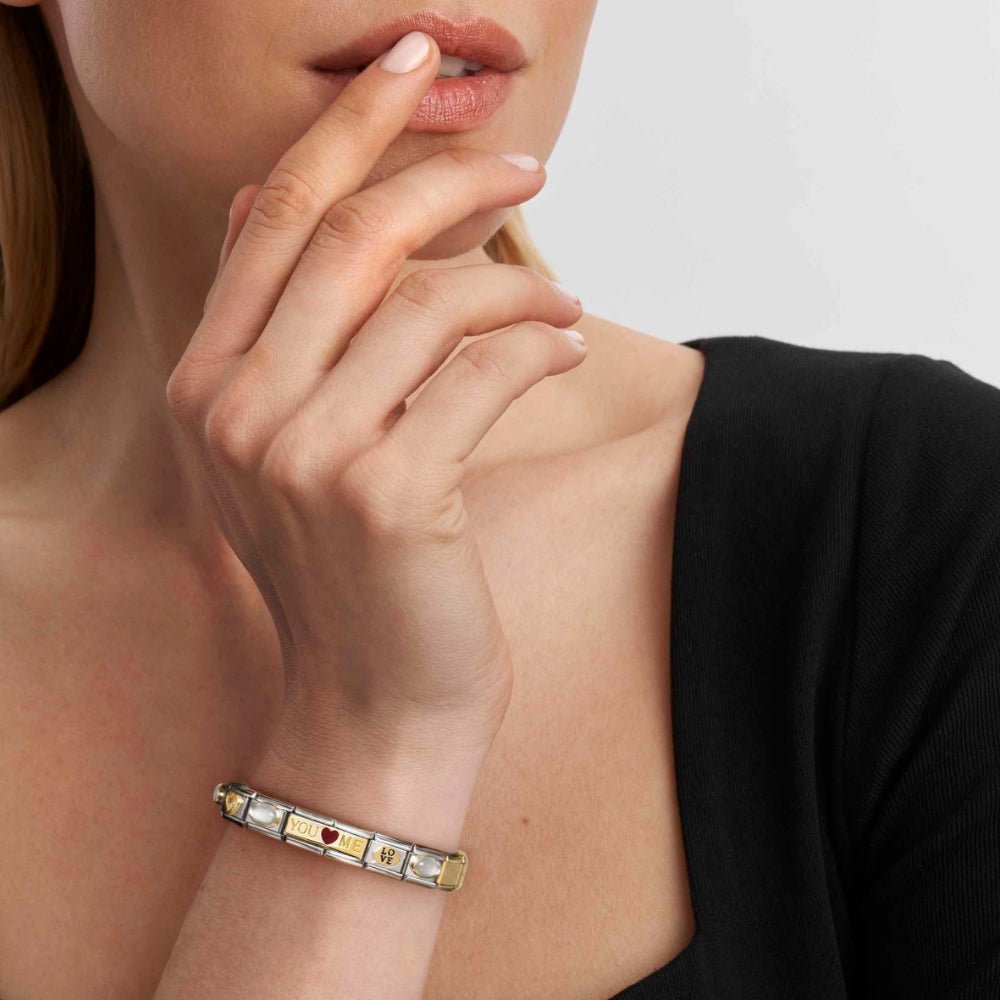 Nomination Silver and Gold Composable Classic Bella La Vita Double Link - MococoNomination030710/048033497420664Charms