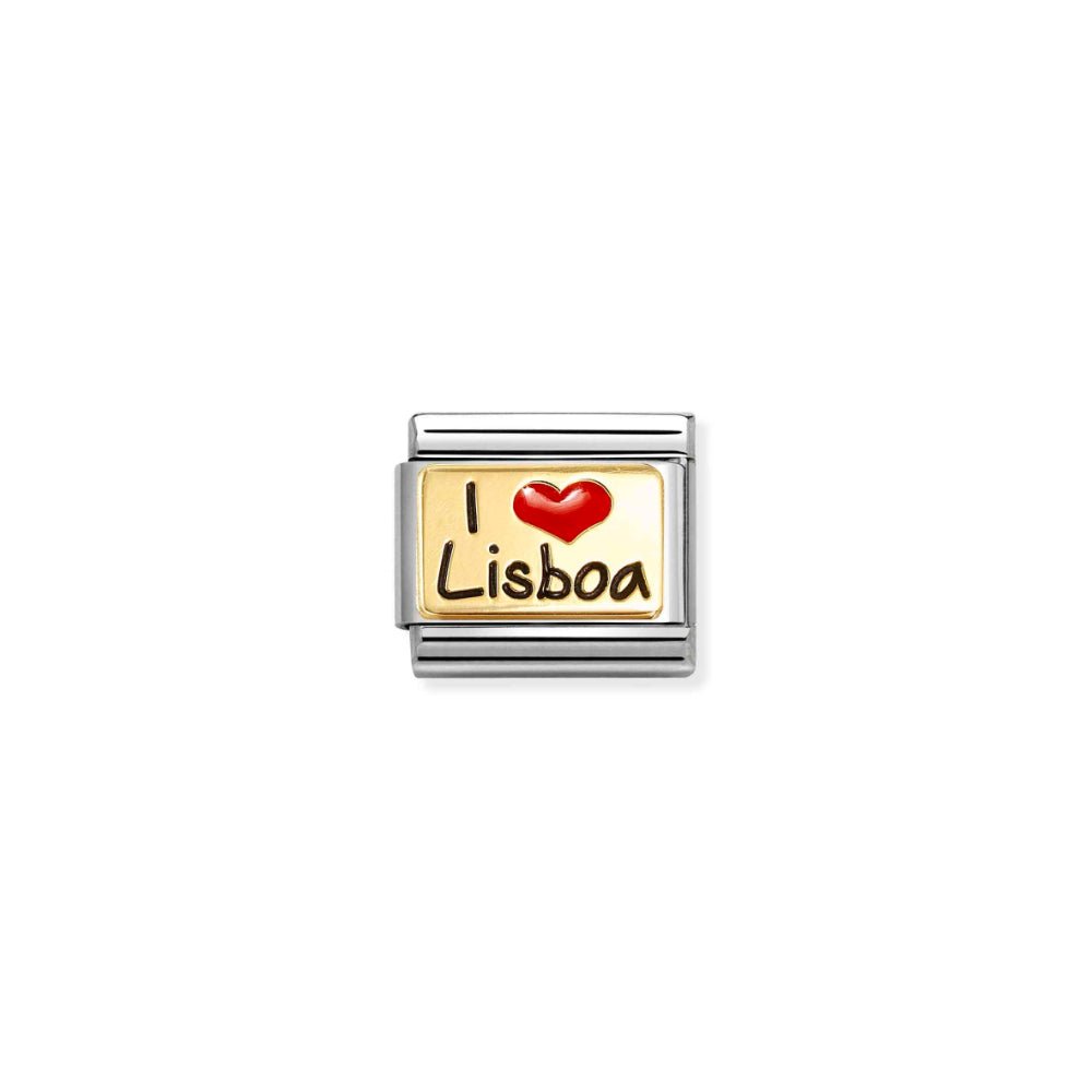 Nomination Silver and Gold Composable Classic I Love Lisboa - MococoNomination030231/578033497557476Charms