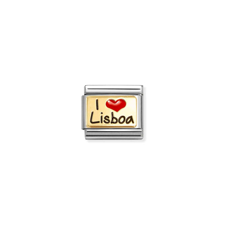 Nomination Silver and Gold Composable Classic I Love Lisboa - MococoNomination030231/578033497557476Charms