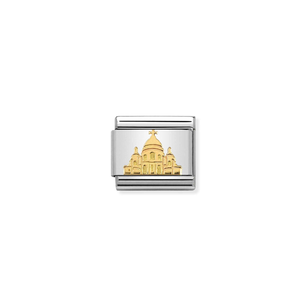 Nomination Silver and Gold Composable French Symbol Montmartre Charm Link image