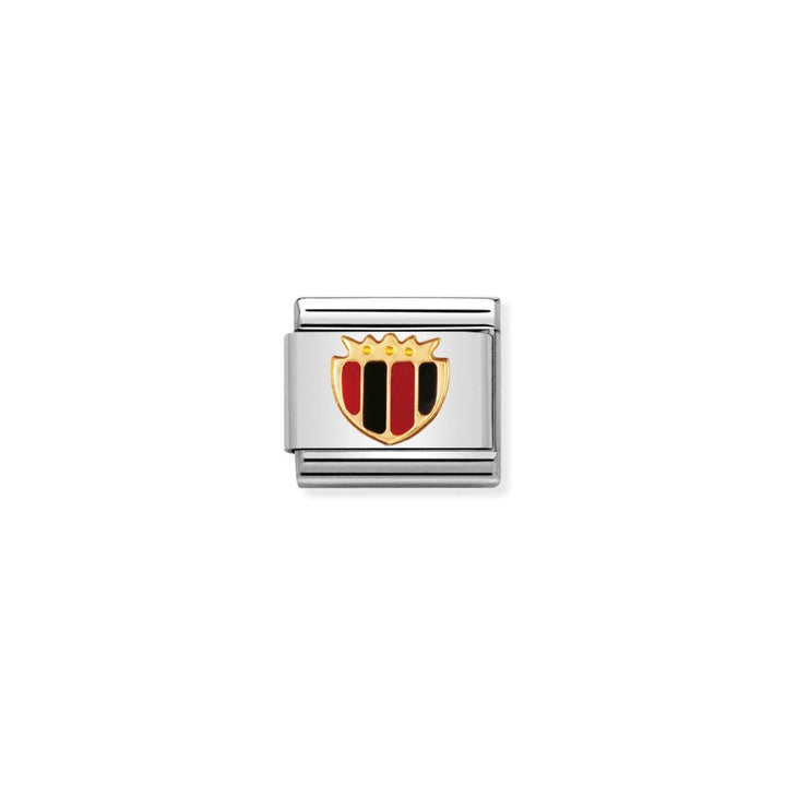 Nomination Silver and Gold Composable My Football Team Shield Enamel Charm - MococoNomination030204/058033497013224Charms