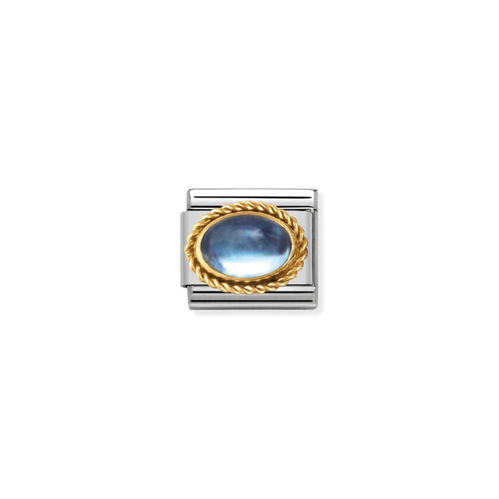 Nomination Silver and Gold Composable Semiprecious December Birthstone Charm - MococoNomination030508/138033497203076Charms