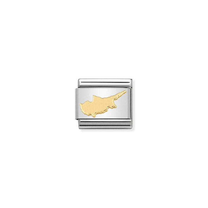 Nomination Silver and Gold Composable World Cyprus Island Charm - MococoNomination030128/048033497064844Charms