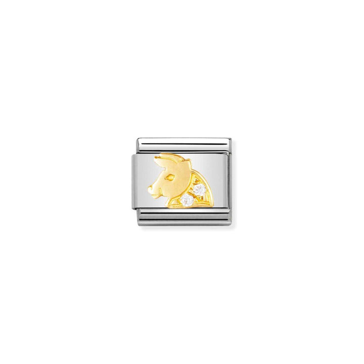 Nomination Silver and Gold Composable Zodiac Taurus Stone Charm - MococoNomination030302/028033497017208Charms
